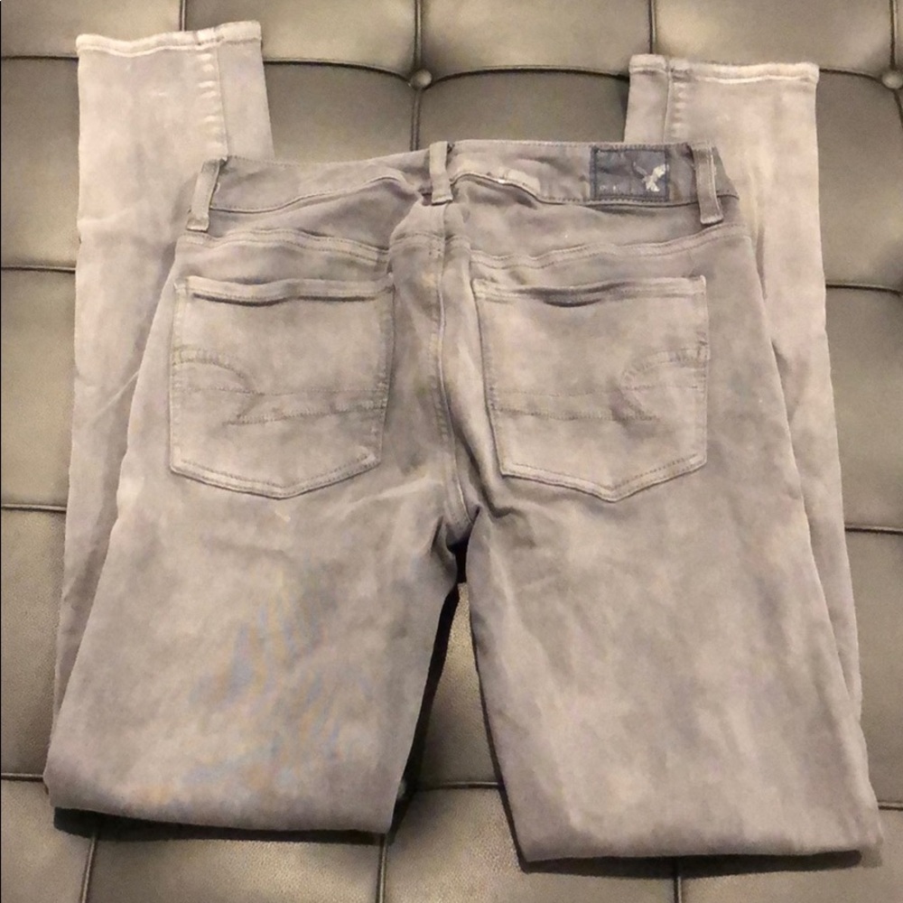 American Eagle Grey Denim X Jeggings